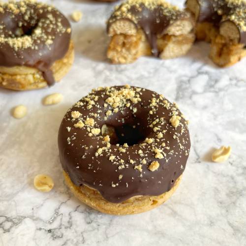 donut snickers sin gluten, sin azúcar y sin lácteos