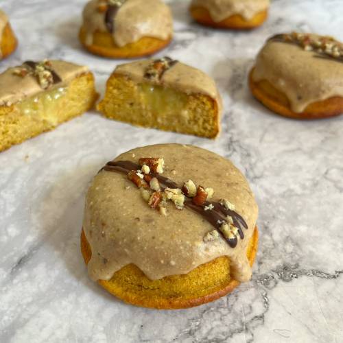 donut de piña y cardamomo sin gluten y sin azúcar