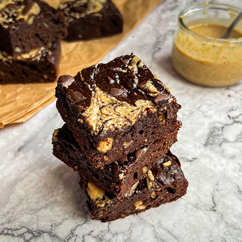 Un brownie sin gluten  de dulces free